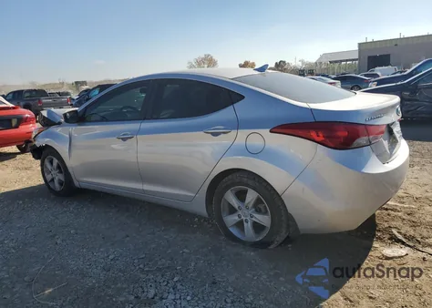 2013 Hyundai Elantra Gls from USA, damaged, VIN KMHDH4AE9DU540291